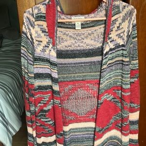 Multi colored sweater
